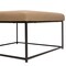 Flash Furniture Ashton 30 Square LeatherSoft Tufted Ottoman with Metal Frame, Light Brown LeatherSoft/Black Frame WX-TY-101-LTBRN-LT-BLK-GG - alternate 5